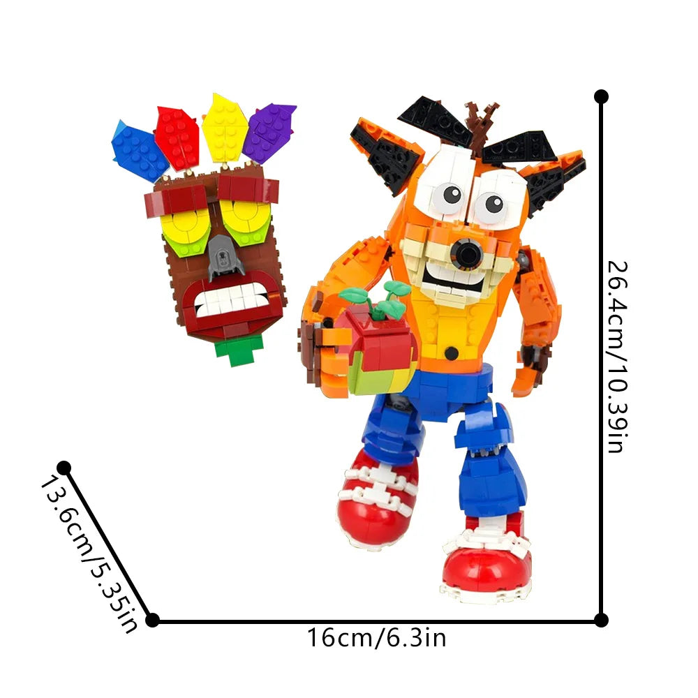 Crash Bandicoot - Icône de Jeu Vidéo à Construire