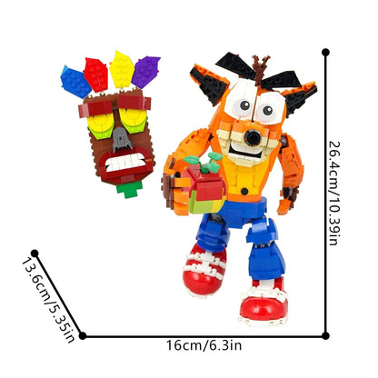 Crash Bandicoot - Icône de Jeu Vidéo à Construire