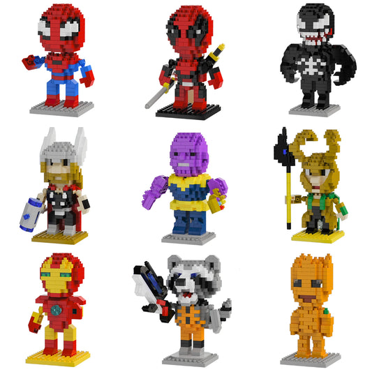 Figurines Marvel en Micro Blocs