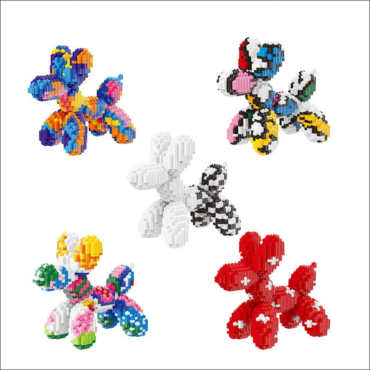 Chien Ballon en Micro-Blocs