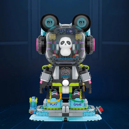 Figurine Panda E-Sports Articulée en Blocs