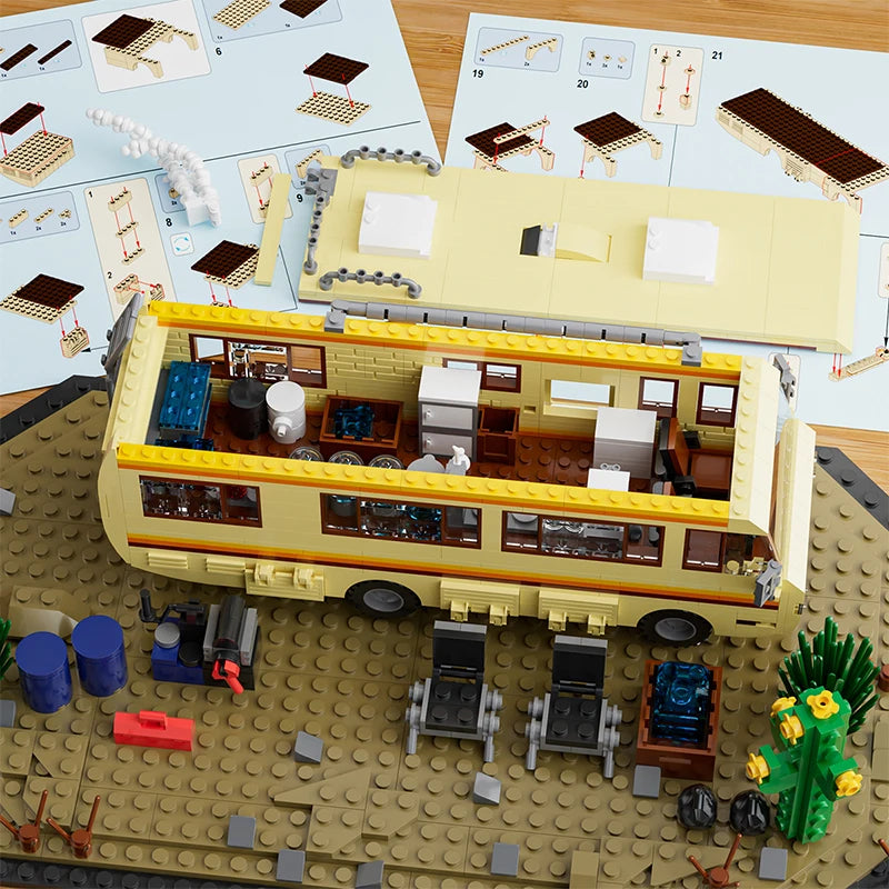 Breaking Bad - RV Camping-Car en Briques de Construction