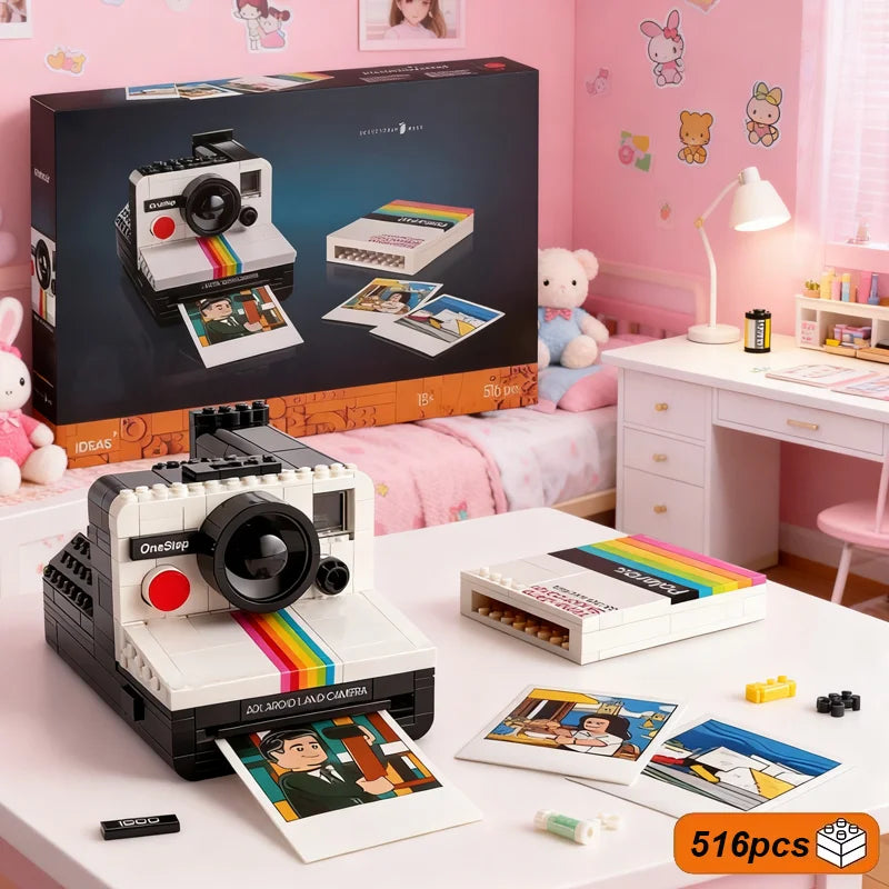 Set de Construction Caméra Vintage SX-70 Rétro