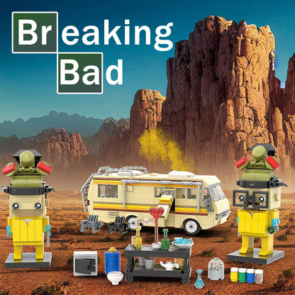 Set Micro-Blocs Breaking Bad – RV, Walter White & Jesse Pinkman | Modèle 3-en-1