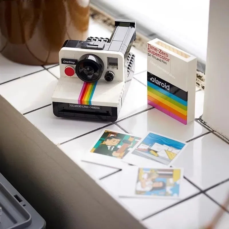 Set de Construction Caméra Vintage SX-70 Rétro