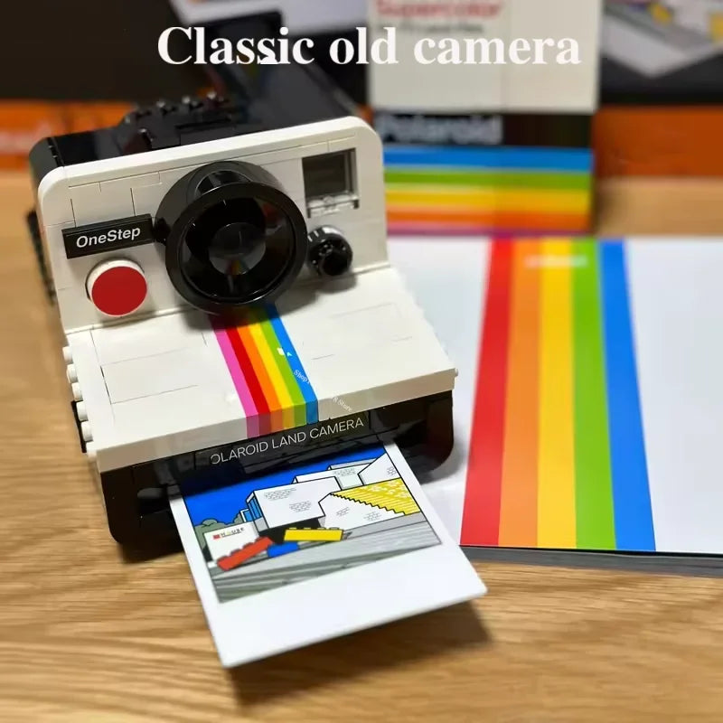 Set de Construction Caméra Vintage SX-70 Rétro