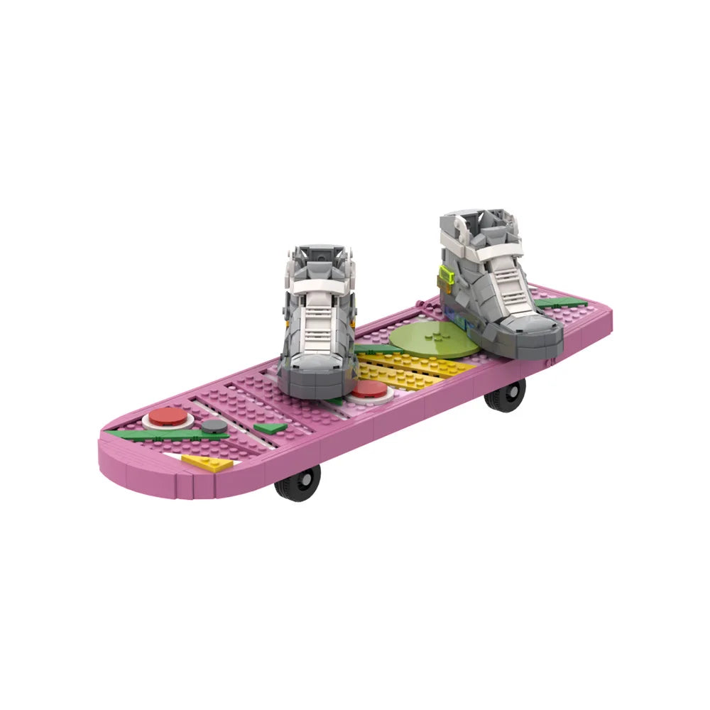 Set Micro-Blocs Retour vers le Futur – Chaussures de Skateboard MOC