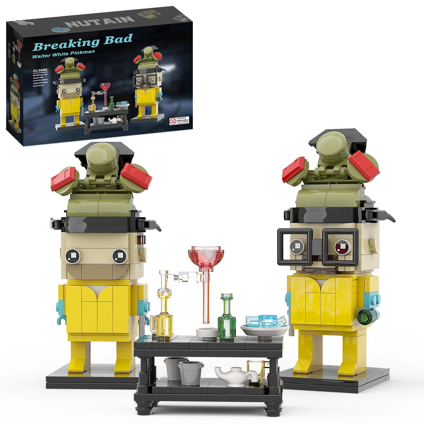 Set Micro-Blocs Breaking Bad – RV, Walter White & Jesse Pinkman | Modèle 3-en-1