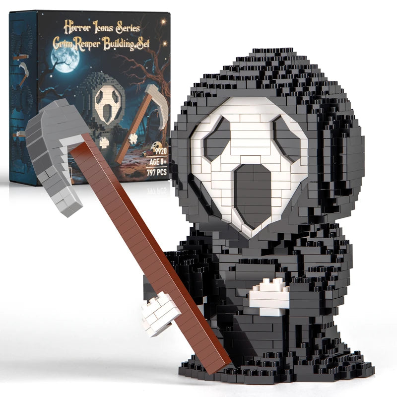 Set de Blocs de Construction Halloween - Personnages Effrayants
