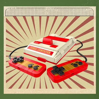 Blocs de Construction Appareils Rétro - TV, Radio, Console de Jeu Vintage