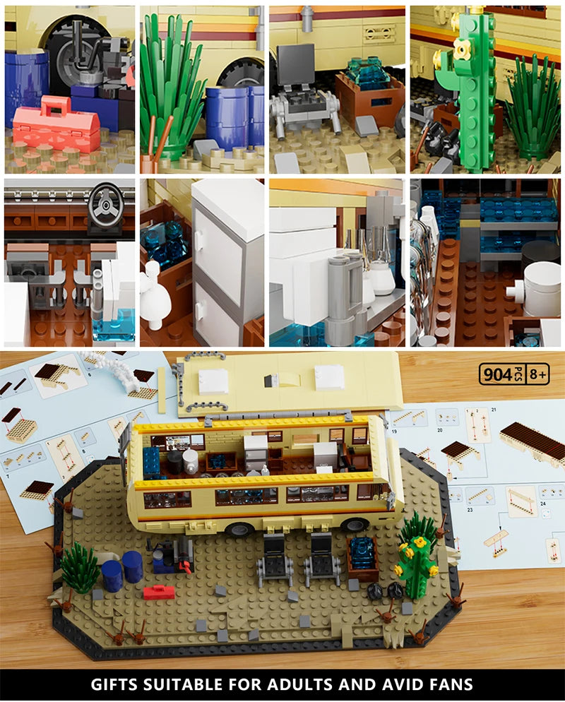 Breaking Bad - RV Camping-Car en Briques de Construction