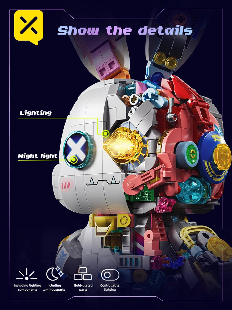 Lapin Mécanique Futuriste