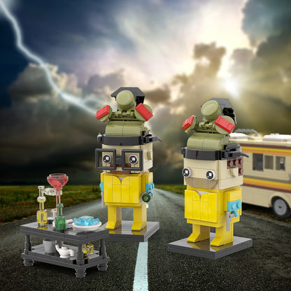 Set Micro-Blocs Breaking Bad – RV, Walter White & Jesse Pinkman | Modèle 3-en-1
